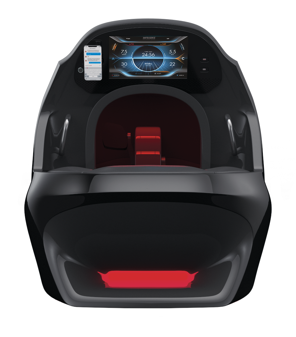 InfraBike pod ouvert vue 3/4